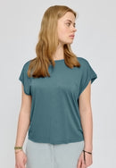 MAZINE Ecovero Viscose Cropped T-Shirt Freizeitshirts /-blusen MAZINE 156 XS