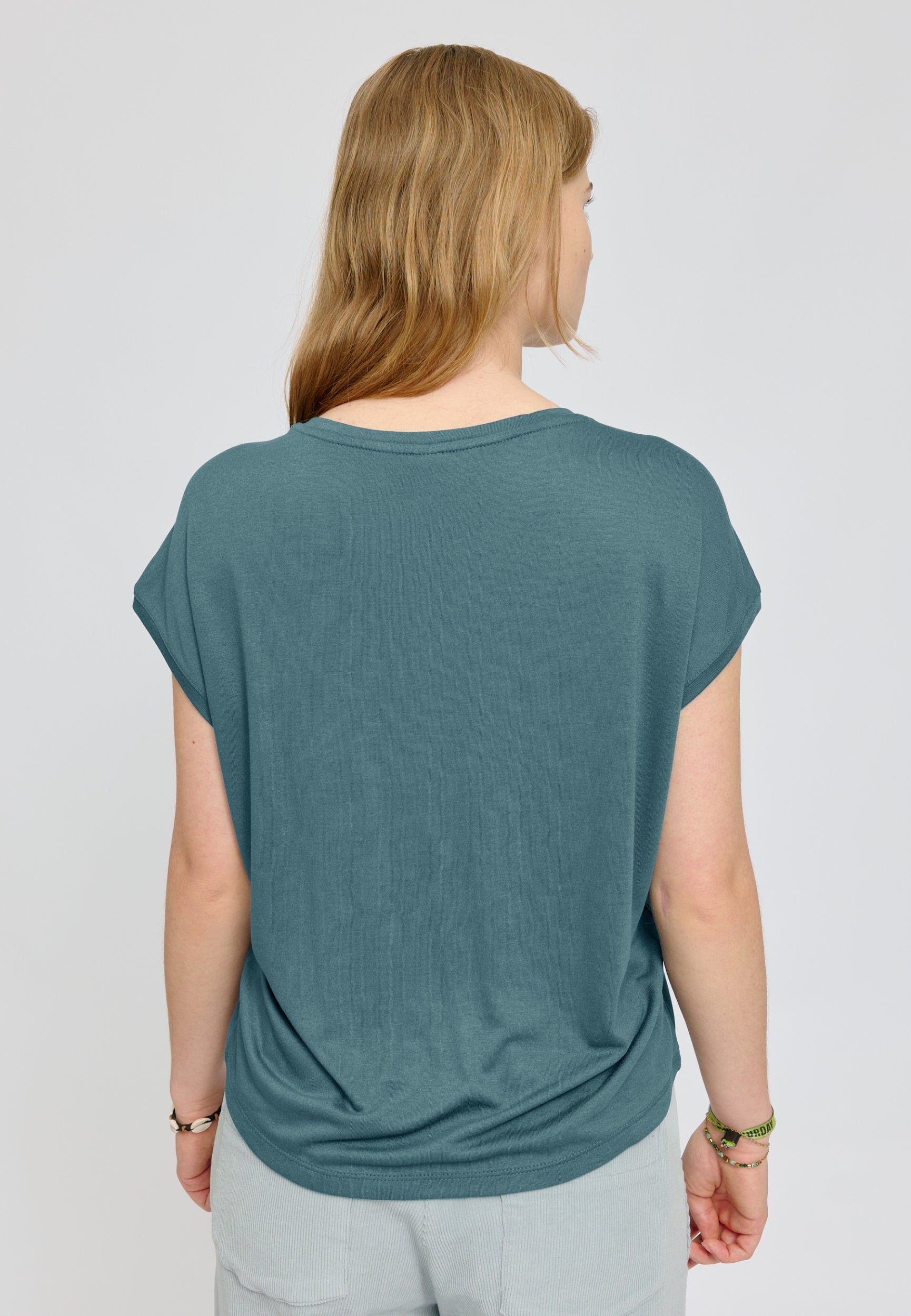 MAZINE Ecovero Viscose Cropped T-Shirt Freizeitshirts /-blusen MAZINE