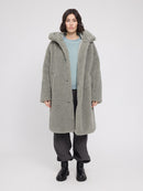 MAZINE Faux-Fur Coat Freizeitjacken MAZINE eucalyptus XS