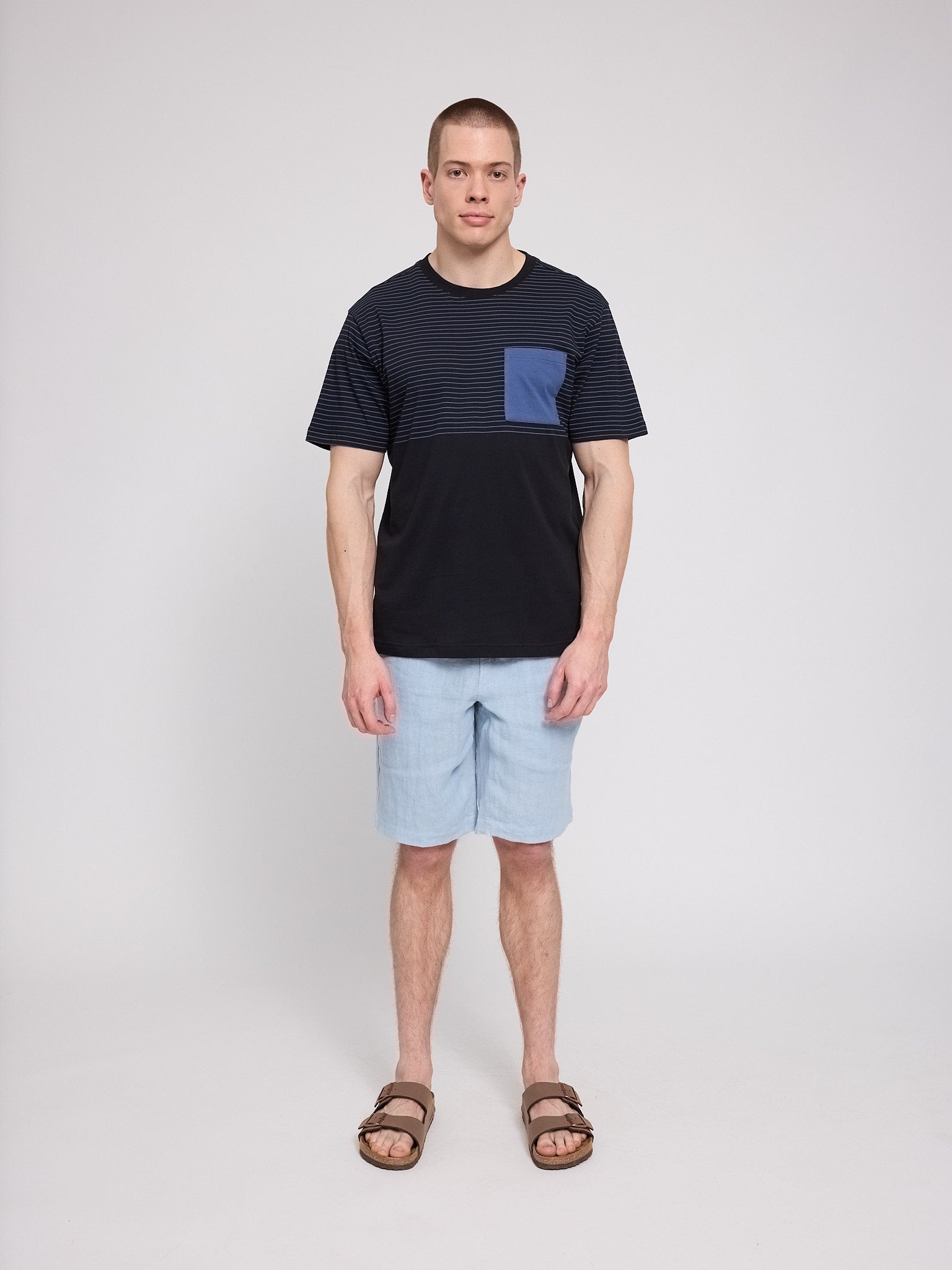 MAZINE Halfway Striped T-Shirt Freizeitshirts /-hemden MAZINE