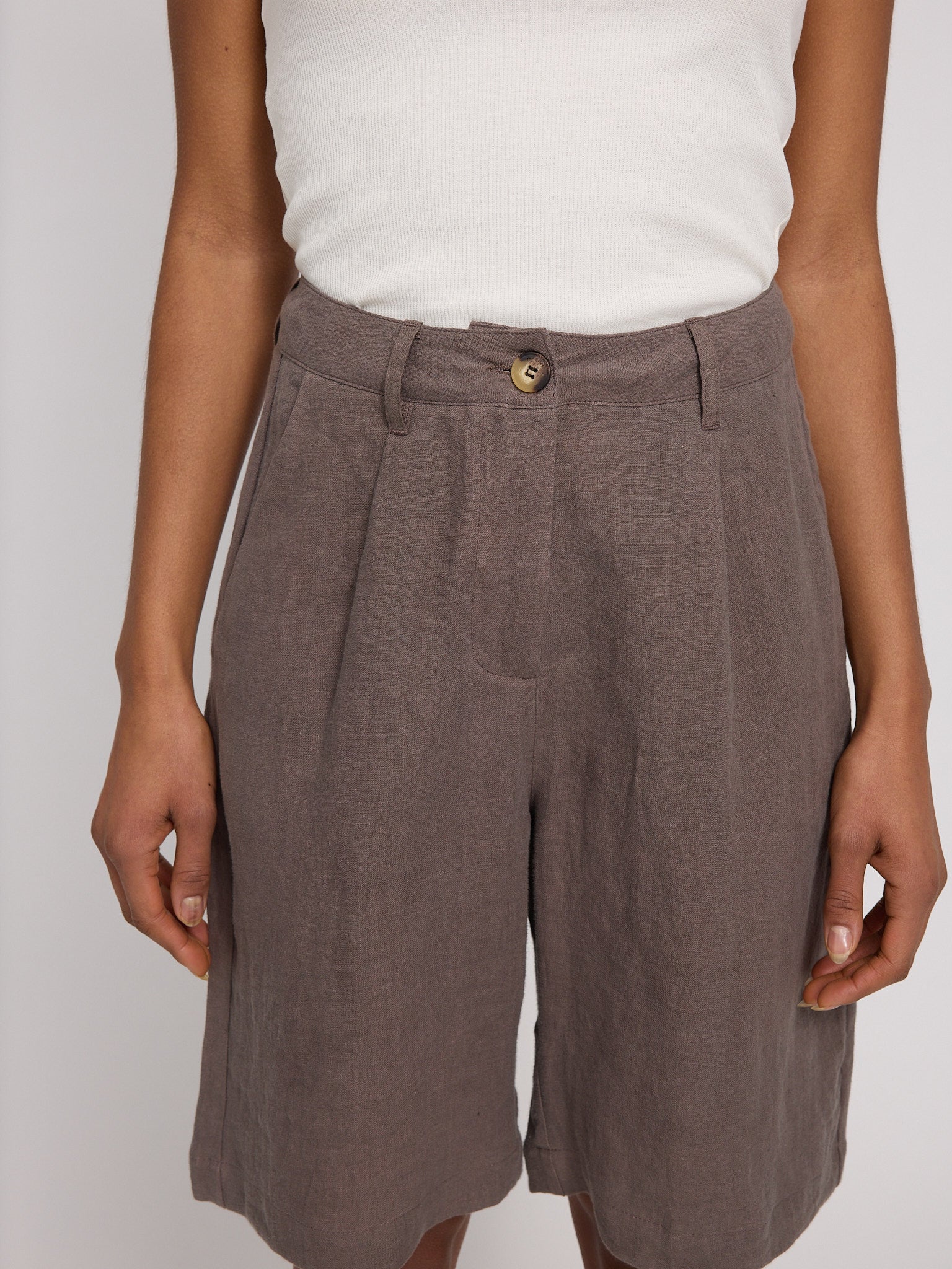 MAZINE Linen Bermuda Shorts Hosen MAZINE