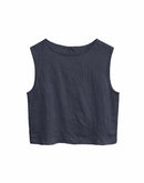 MAZINE Linen Top Freizeitshirts /-blusen MAZINE ink blue XS