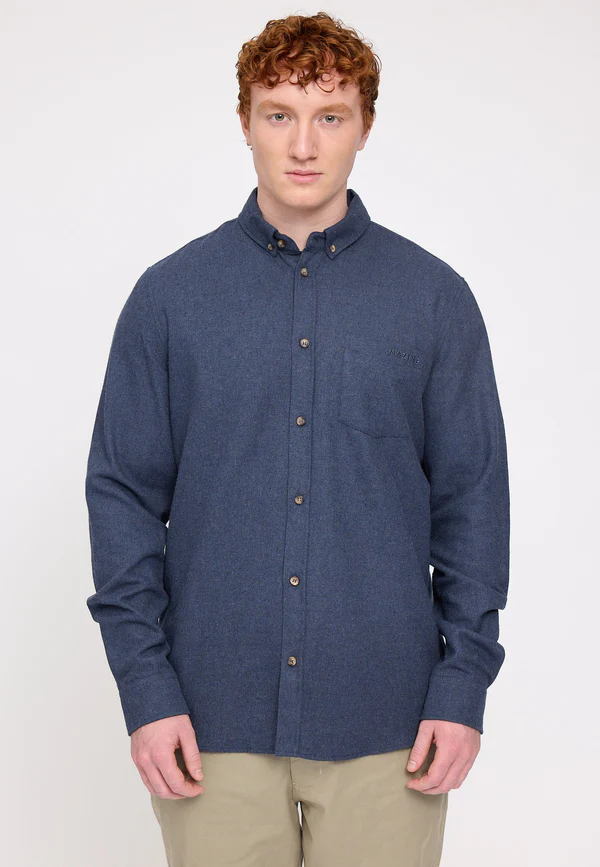 MAZINE Melange Flannel Shirt Freizeitshirts /-hemden MAZINE