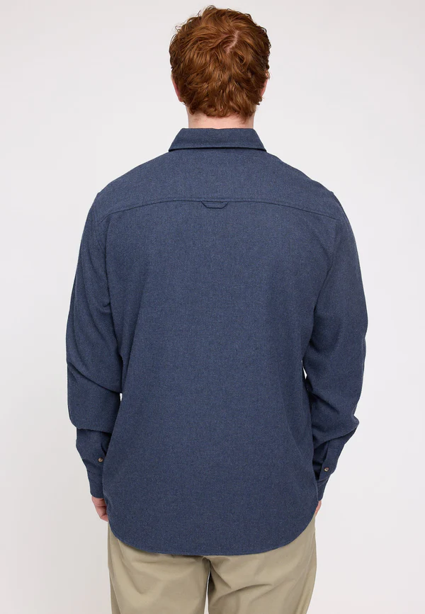 MAZINE Melange Flannel Shirt Freizeitshirts /-hemden MAZINE