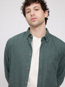 MAZINE Melange Flannel Shirt