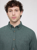 MAZINE Melange Flannel Shirt