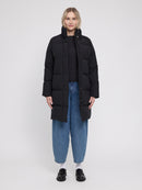 MAZINE Over-Sized Raglan Puffer Coat Freizeitjacken MAZINE black XS