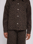MAZINE Printed Denim Jacket