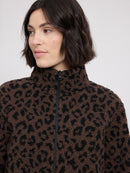 MAZINE Printed Sherpa Jacket