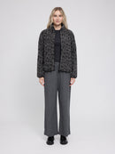 MAZINE Printed Sherpa Jacket