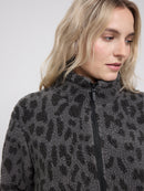 MAZINE Printed Sherpa Jacket