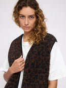 MAZINE Printed Sherpa Vest