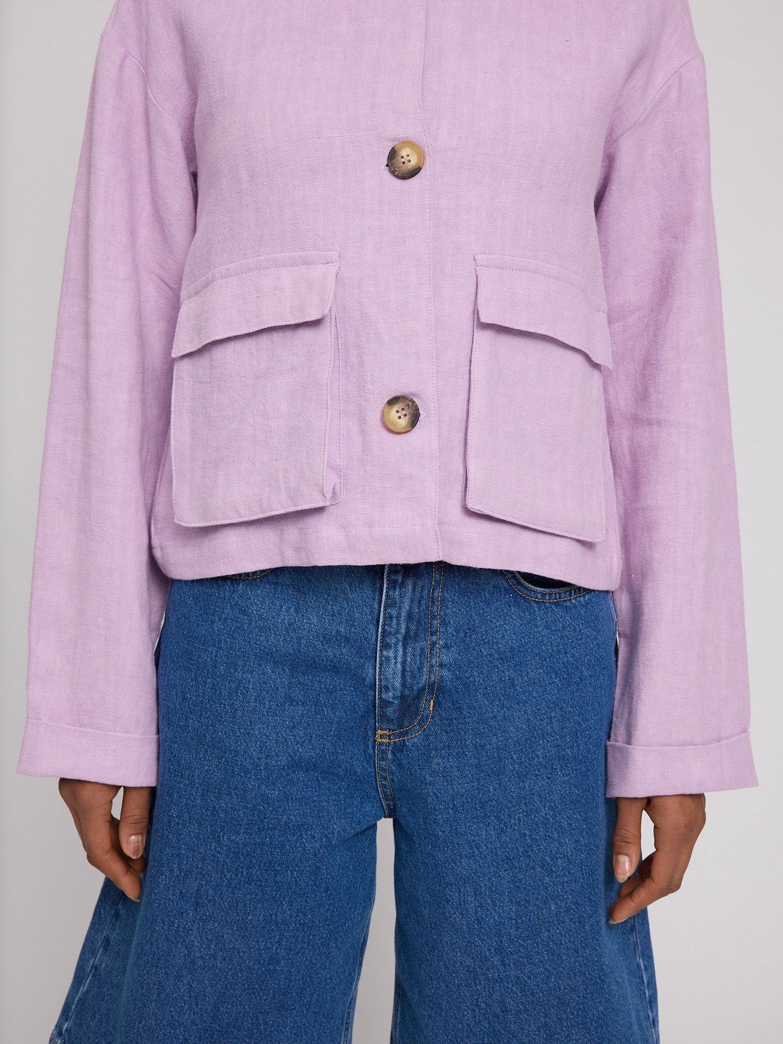 MAZINE Short Linen Jacket Freizeitjacken MAZINE