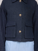 MAZINE Short Linen Jacket Freizeitjacken MAZINE