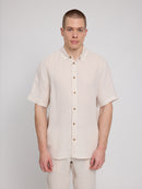 MAZINE Shortsleeve Linen Shirt Freizeitshirts /-hemden MAZINE