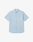MAZINE Shortsleeve Linen Shirt Freizeitshirts /-hemden MAZINE pastel blue S