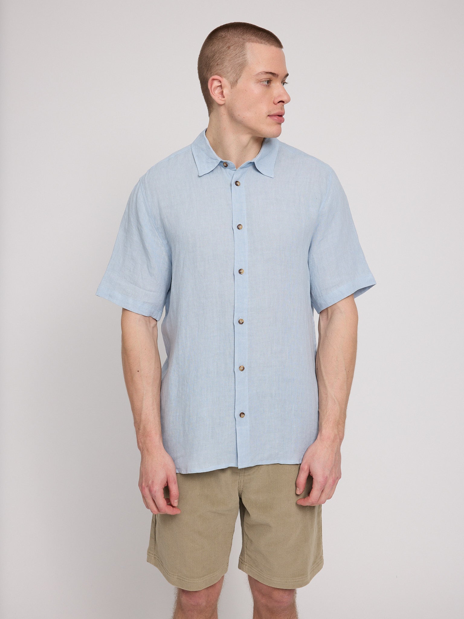 MAZINE Shortsleeve Linen Shirt Freizeitshirts /-hemden MAZINE