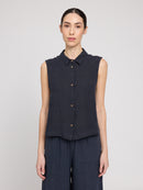 MAZINE Sleeveless Linen Shirt Freizeitshirts /-blusen MAZINE 100 S