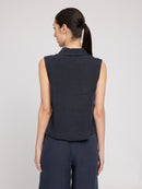 MAZINE Sleeveless Linen Shirt Freizeitshirts /-blusen MAZINE