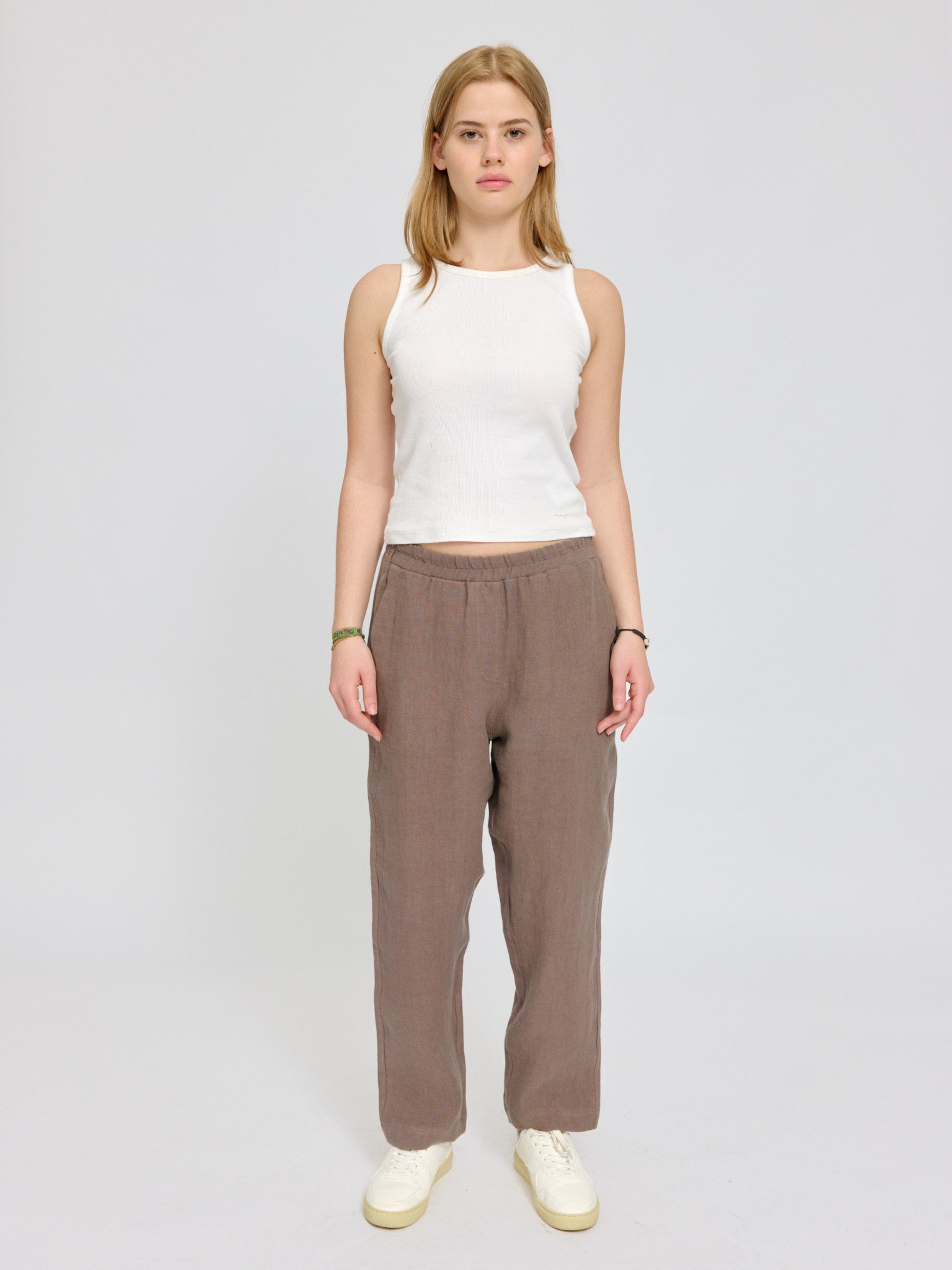 MAZINE Straight Leg Linen Pants Freizeithosen MAZINE
