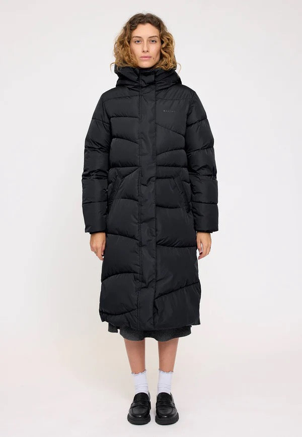 MAZINE Waves Quilt Puffer Coat Wanderjacken MAZINE