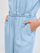 MAZINE Wide Leg Tencel Jumpsuit Freizeithosen MAZINE