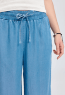 MAZINE Wide Leg Tencel Pants Elastic Freizeithosen MAZINE