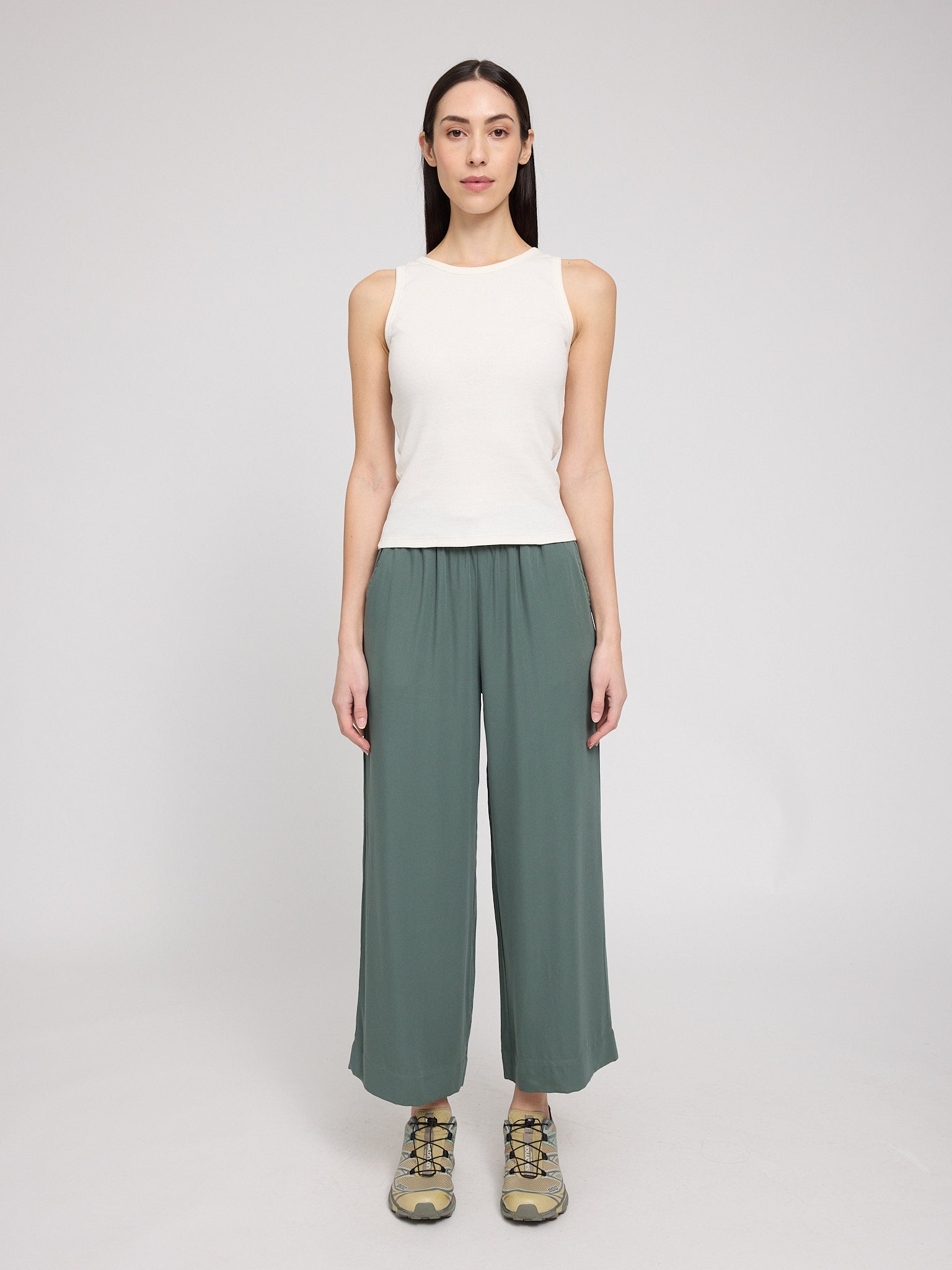 MAZINE Wide Leg Viscose Pants Freizeithosen MAZINE