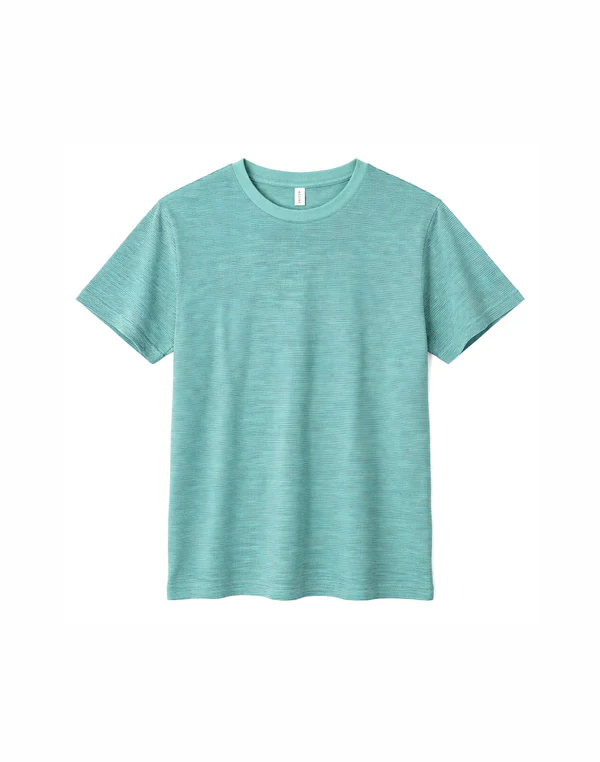 MAZINE Wobbly Striped T-Shirt Freizeitshirts /-hemden MAZINE turquoise/bottl S