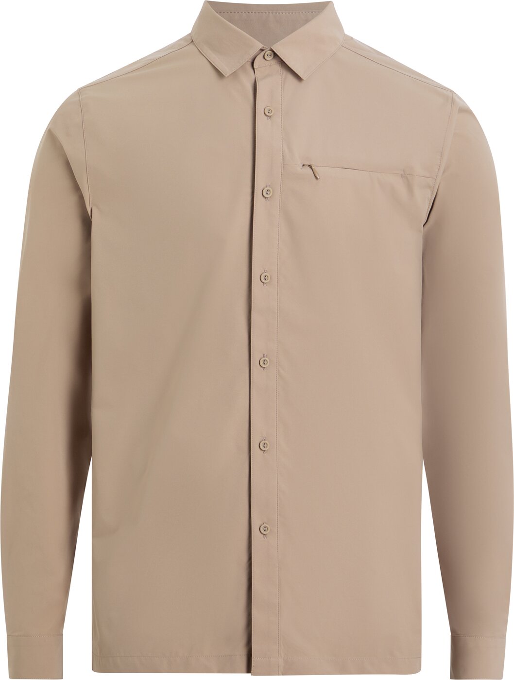 MCKINLEY He.-Hemd Palola LS M Wandershirts /-hemden MCKINLEY WHITE/HYPER PINK-LIME GLOW-CIT S