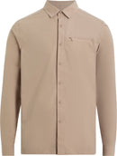 MCKINLEY He.-Hemd Palola LS M Wandershirts /-hemden MCKINLEY WHITE/HYPER PINK-LIME GLOW-CIT S