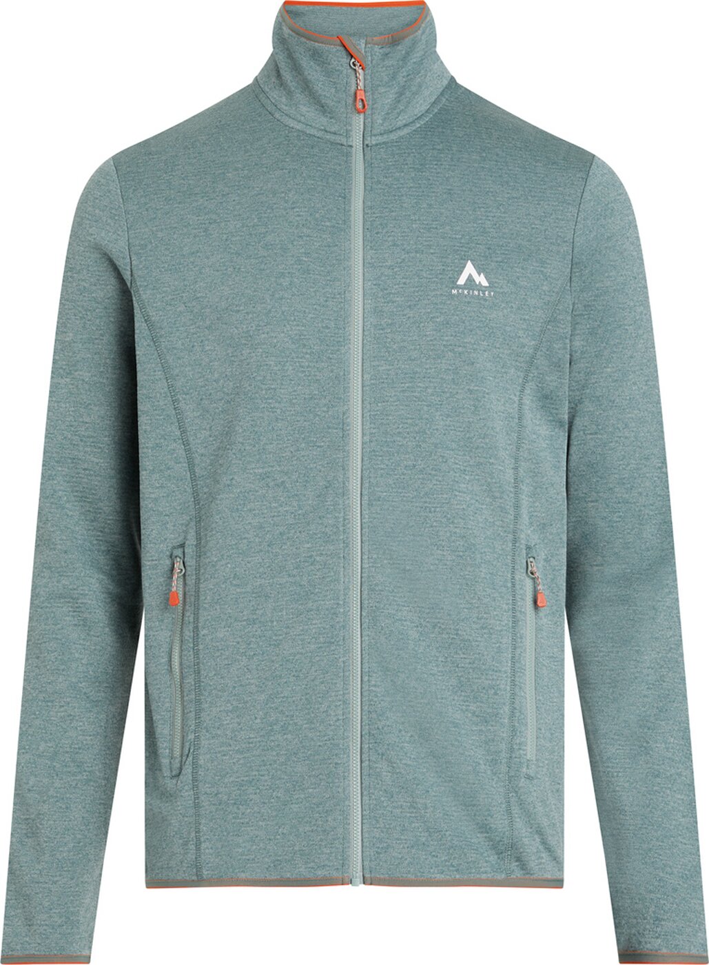 McKINLEY He.-Fleece-Jacke Roto IV M Fleecejacken & Pullover McKINLEY MELANGE/GREEN DARK S