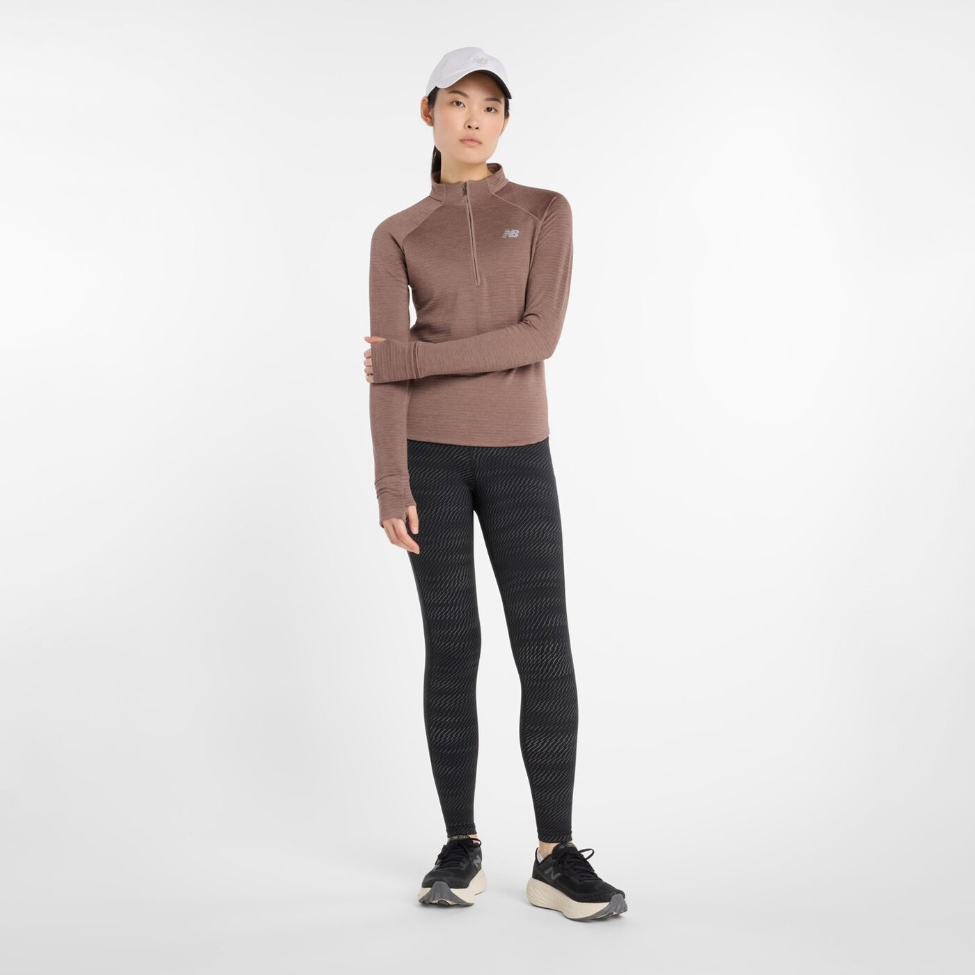 NEW BALANCE Athletics Heat Grid Half Zip Laufshirts NEW BALANCE