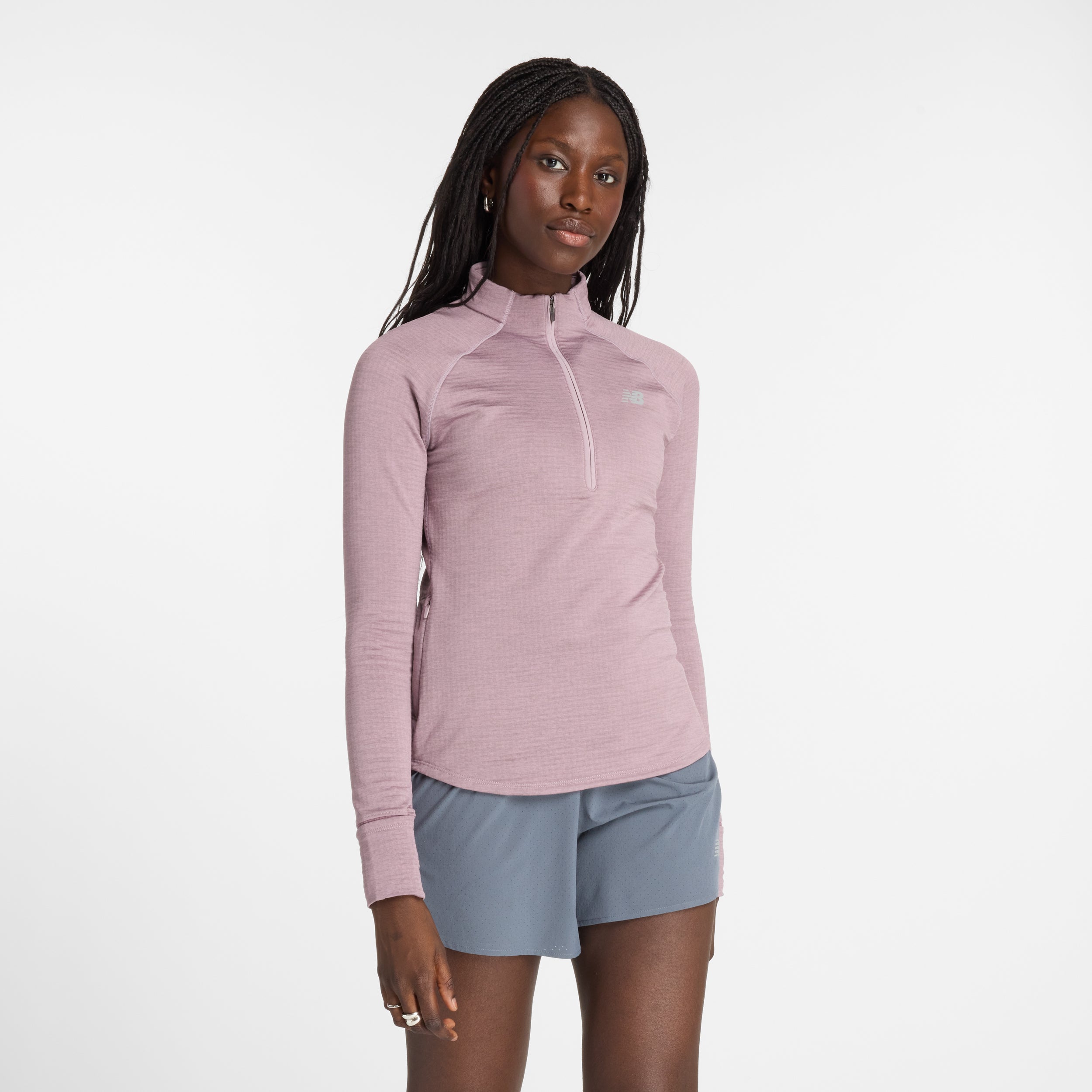 NEW BALANCE Athletics Heat Grid Half Zip Laufshirts NEW BALANCE IWH XS