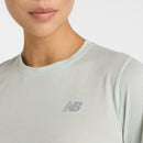 NEW BALANCE Womens Running S/S Top Laufshirts NEW BALANCE