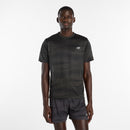NEW BALANCE Mens Running SS Top Laufshirts NEW BALANCE BGR BK/GREY S