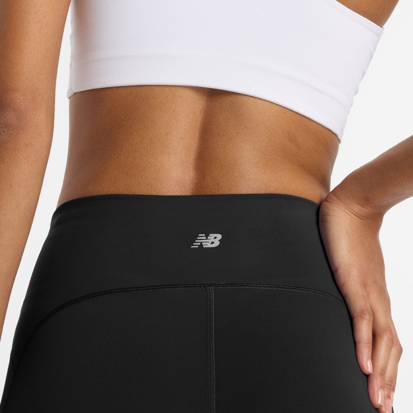 NEW BALANCE NB Sleek Pocket High Rise Legging 27" Laufhosen NEW BALANCE