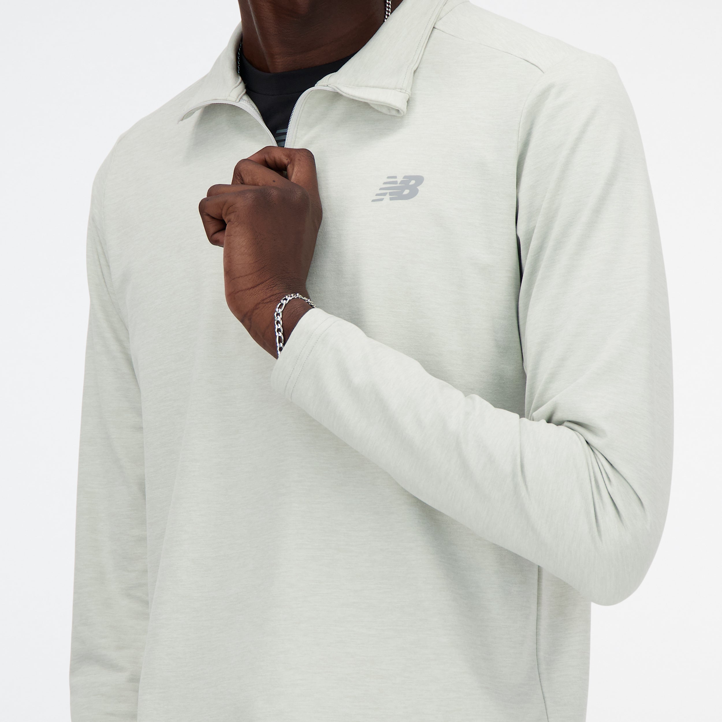NEW BALANCE Space Dye 1/4 Zip Laufjacken NEW BALANCE