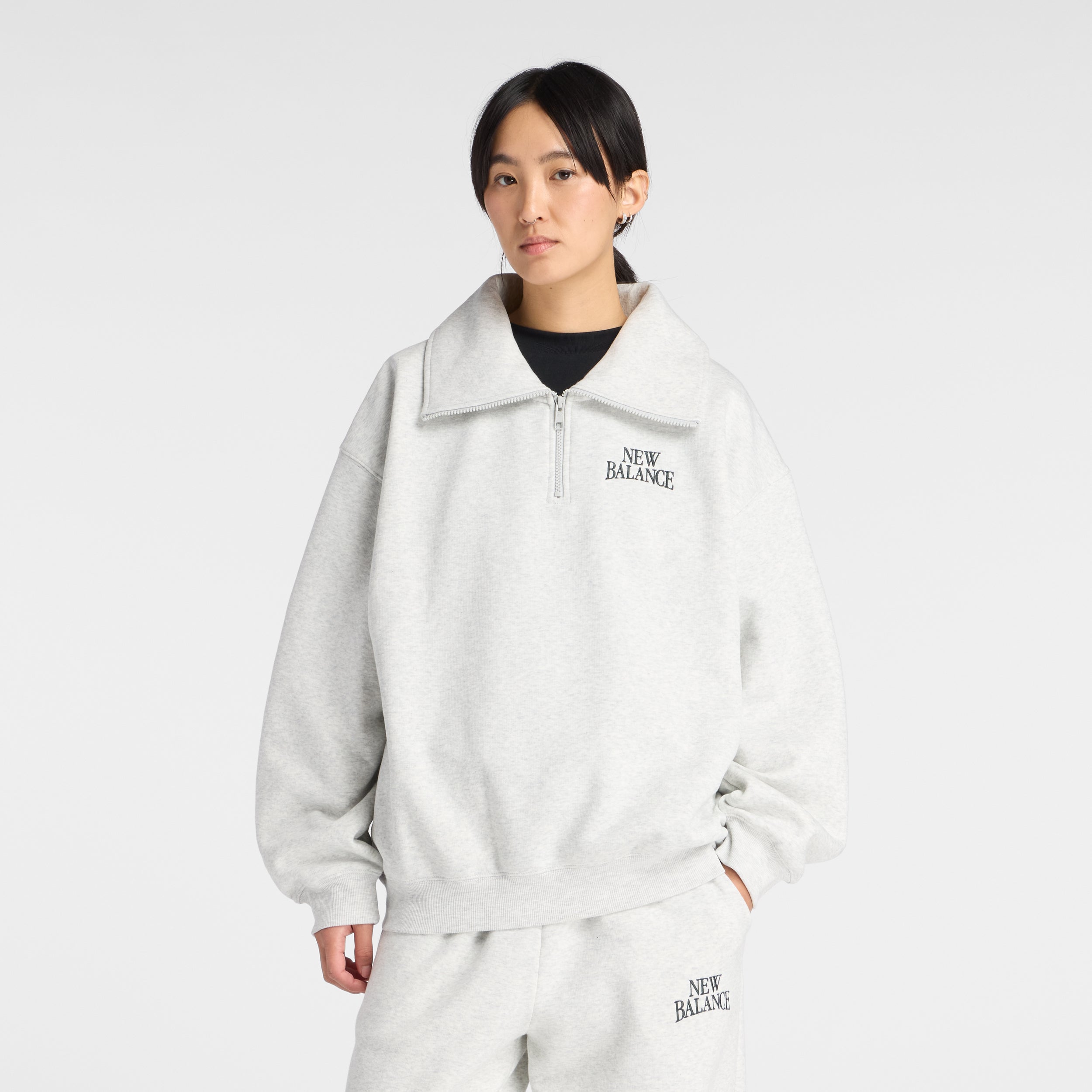 NEW BALANCE Womens Lifestyle L/S Top Freizeitshirts /-blusen NEW BALANCE AHH XS