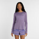 NEW BALANCE Womens Running L/S Top Laufshirts NEW BALANCE AB7 XS