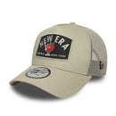 NEW ERA NE SUMMER PATCH TRUCKER NEWERA STN Caps NEW ERA 270-LIGHT BEIGE -