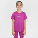 NIKE G NK DF ONE STD SS TOP HBR Pullover & Fleece NIKE HOT FUCHSIA/WHITE XS