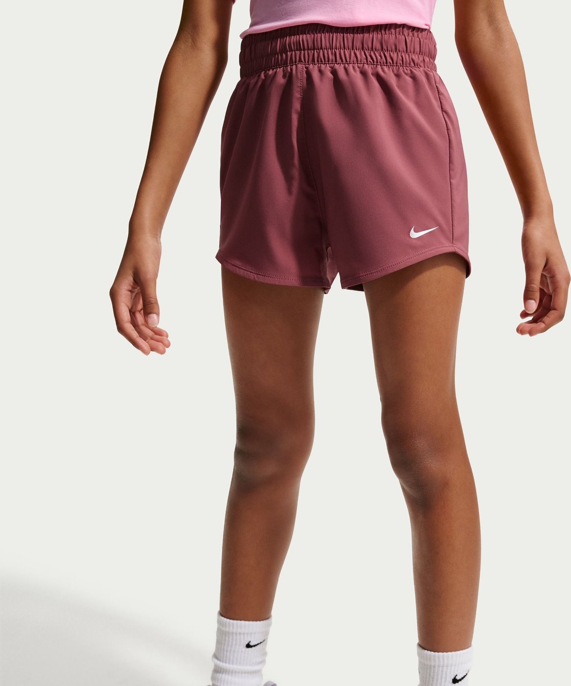 NIKE G NK DF ONE WVN HR SHORT Freizeithosen NIKE PINK SMOKE/WHITE XS