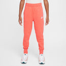 NIKE G NSW CLUB FLC HR FTD PNT LBR Trainingshosen & Jogginghosen NIKE 814 MAGIC EMBER/MAGIC EMBER/WH XS