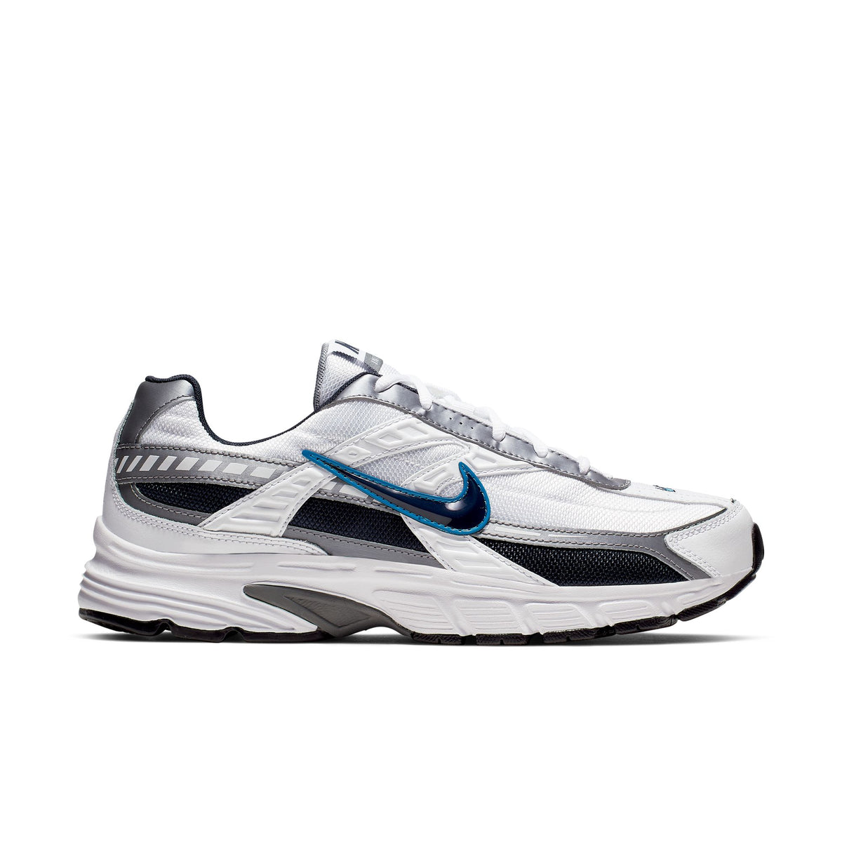 NIKE NIKE INITIATOR 101 WHITE/OBSIDIAN-MTLC COOL G Sneaker NIKE 101 WHITE/OBSIDIAN-MTLC COOL G 42