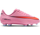 NIKE JR VAPOR 16 CLUB FG/MG 800 EMBER GLOW/AURORA GREEN Naturrasen NIKE UNIVERSITY RED/BLACK-WHITE 32