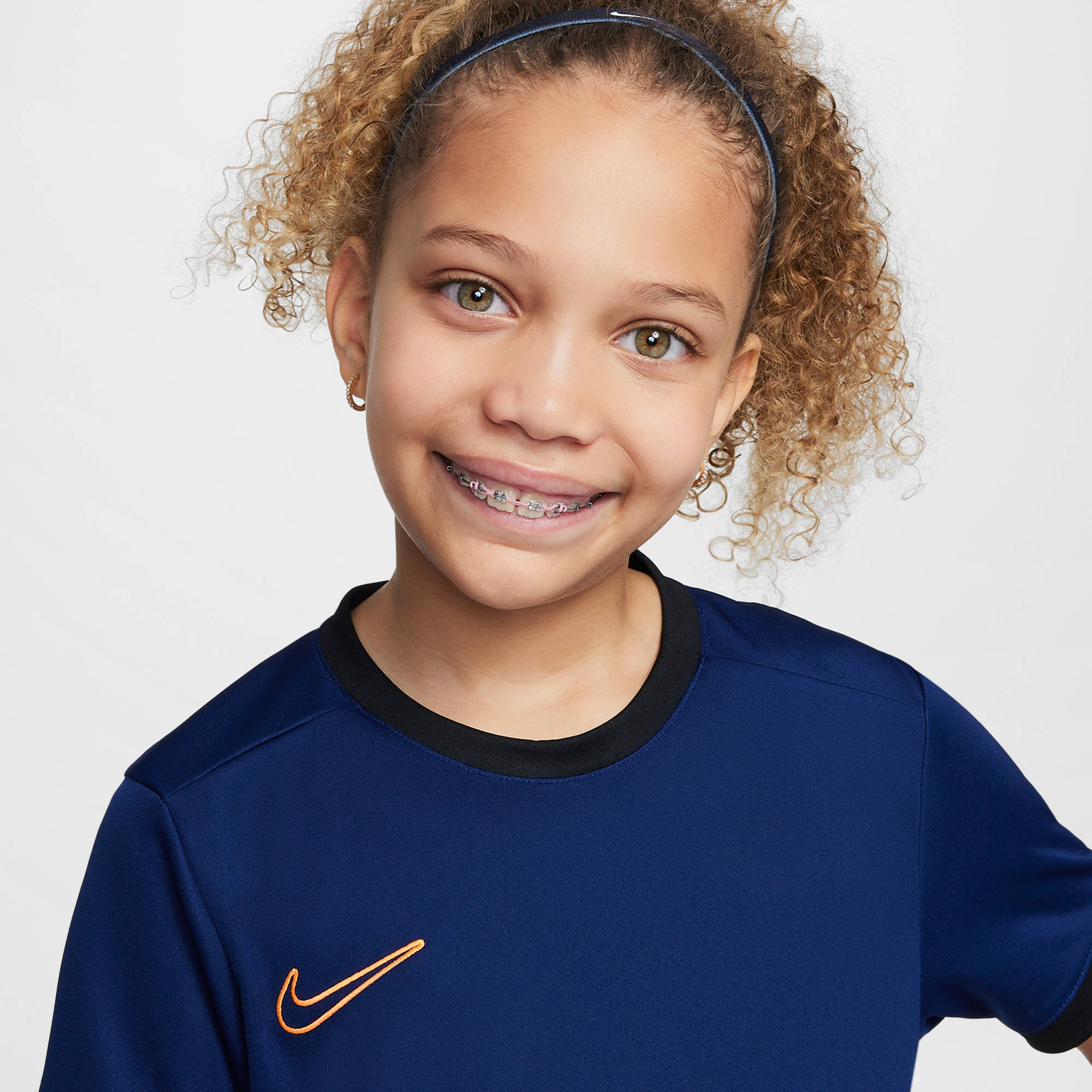 NIKE K NK DF ACD25 TOP SS -PD 492 BLUE VOID/BLACK/ORANGE PUL Fußballoberteile NIKE