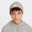 NIKE K NK PEAK BEANIE TC FUT Caps NIKE DK GREY HEATHER/WHITE -