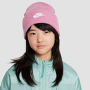NIKE K NK PEAK BEANIE TC FUT Caps NIKE MAGIC FLAMINGO/WHITE -