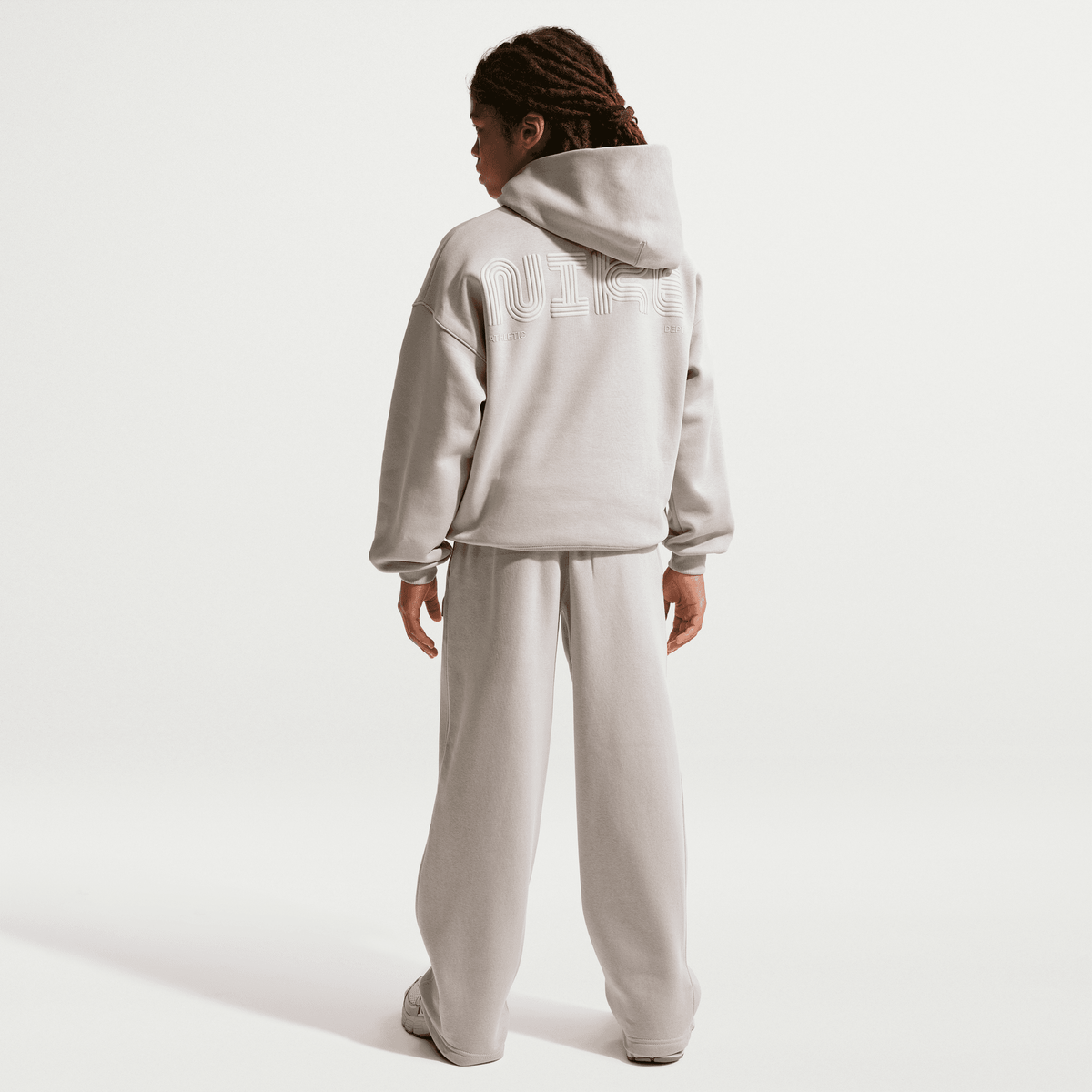 NIKE K NSW CLUB FLC OH PANT CS Freizeithosen NIKE MOON PARTICLE/LT OREWOOD BRN XS
